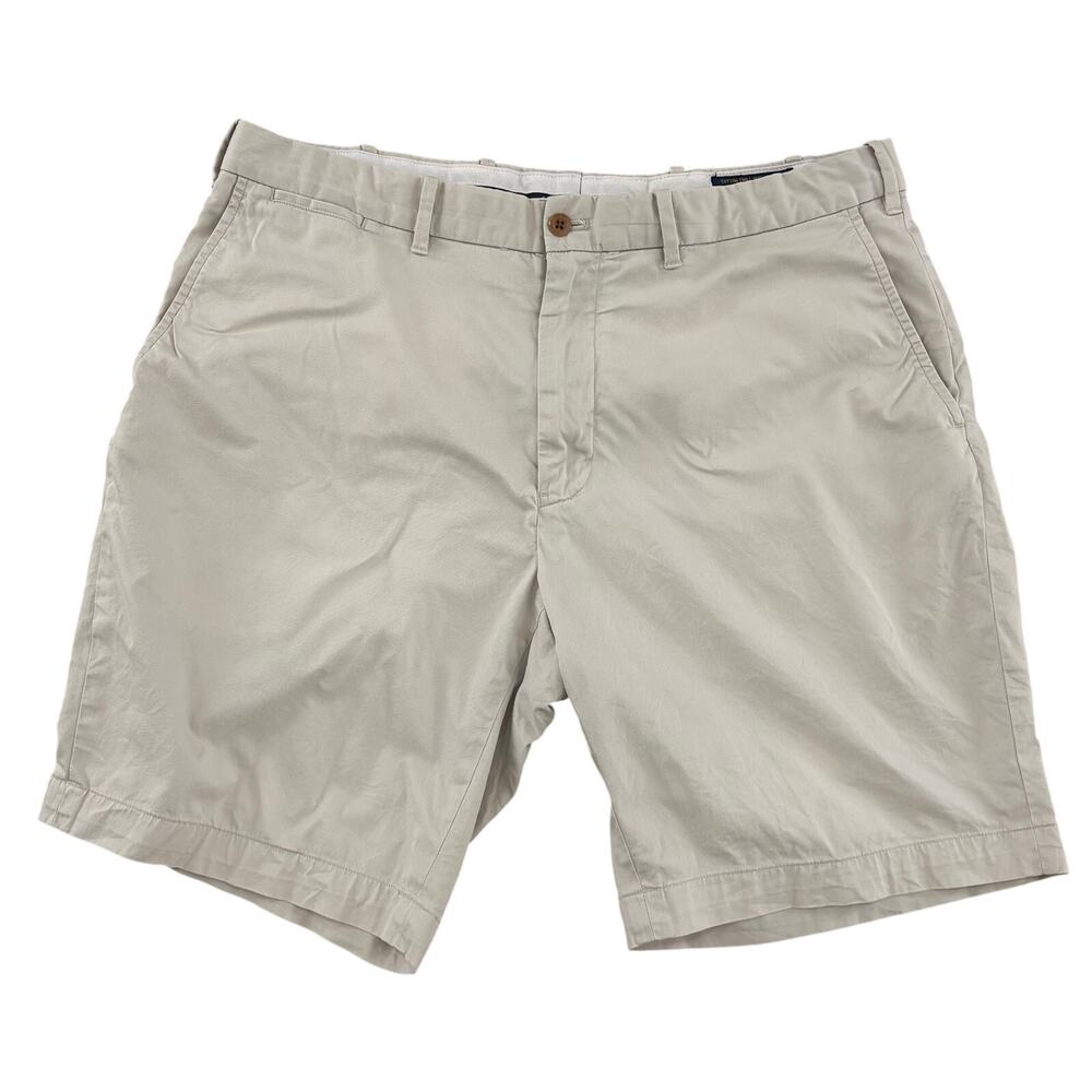 Polo Golf Ralph Lauren Men’s Khaki Chino Shorts Beige Size 36 Inseam 9” Preppy